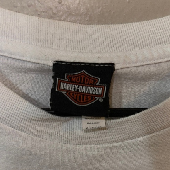Harley-Davidson 2019 Rock City Little Rock AR White T-Shirt for Men size XLarge - Picture 3 of 10